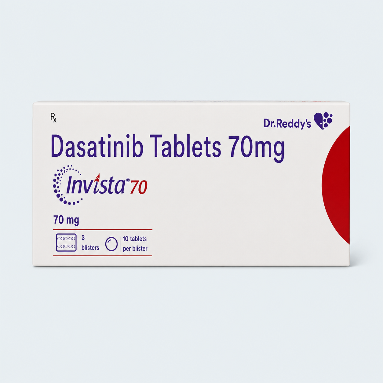 Invista Dasatinib 70 mg Tablets