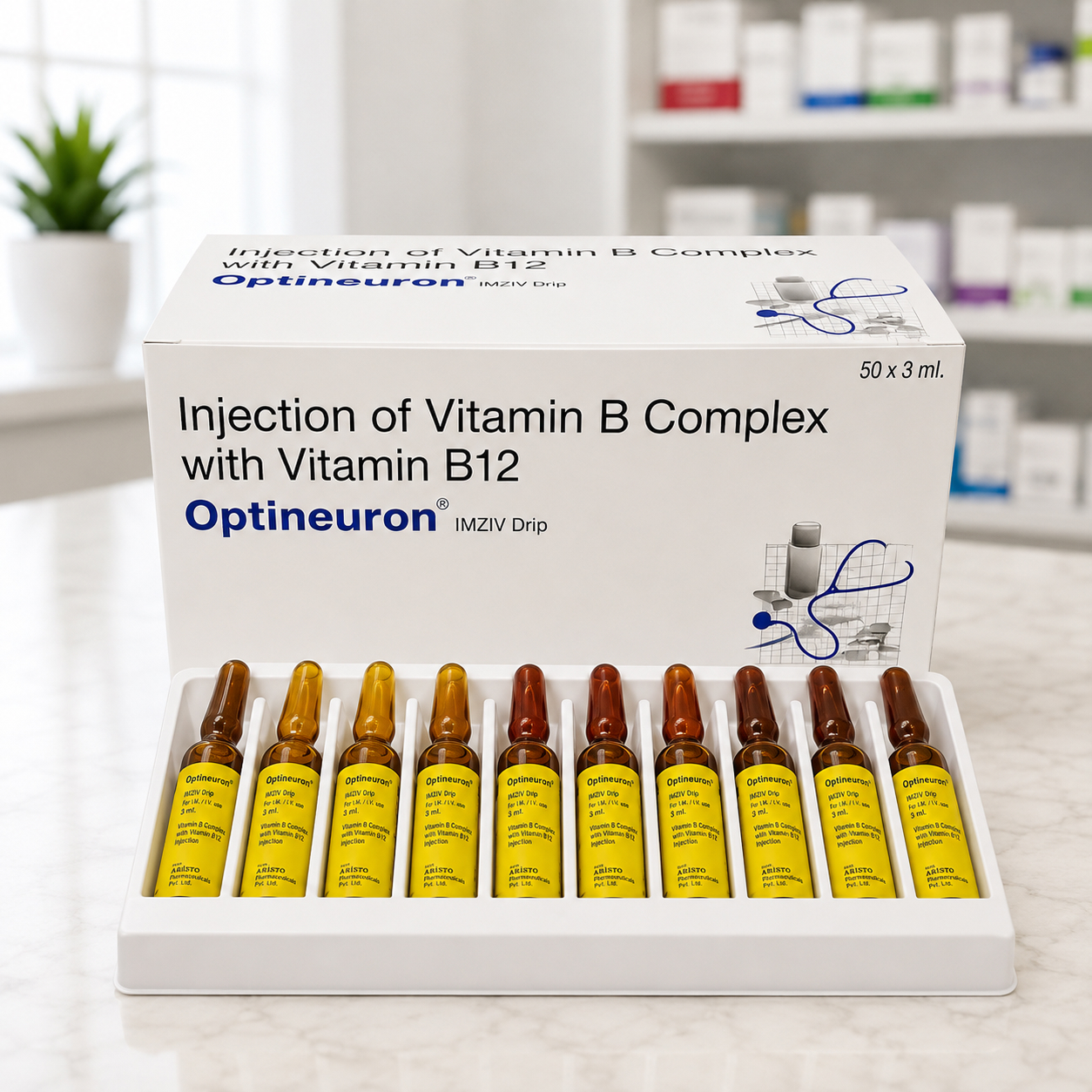B Complex Extract With Vitamin B12 Injection(Optineuron Injection )