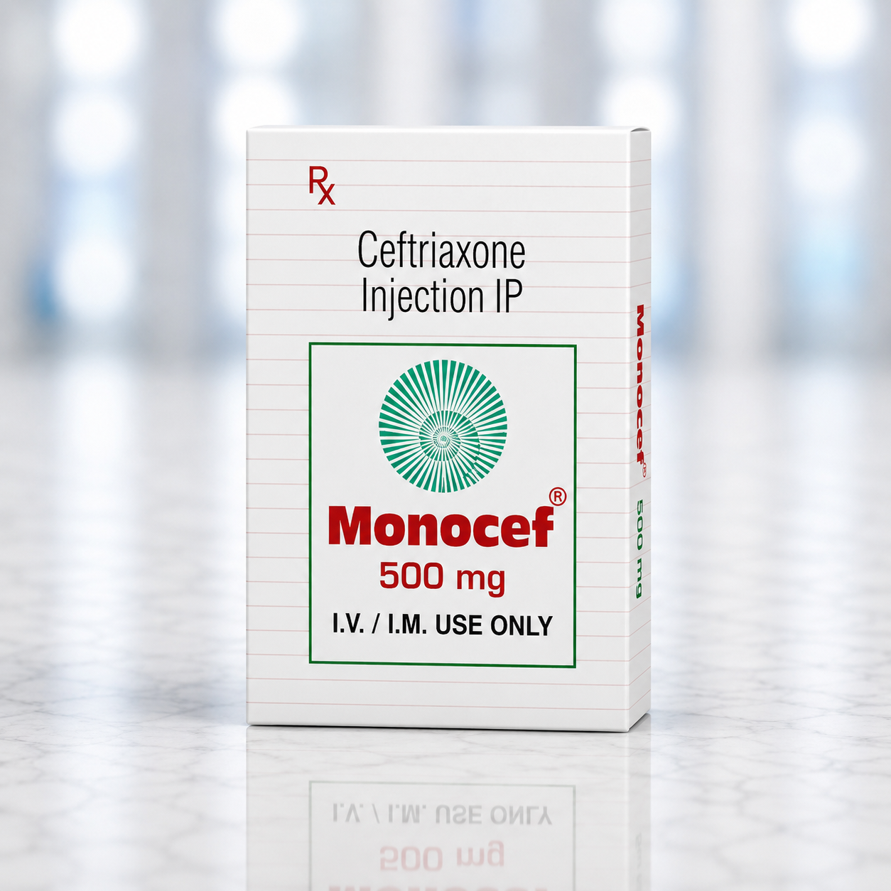 Ceftriaxone (MONOCEF 500MG Injection )