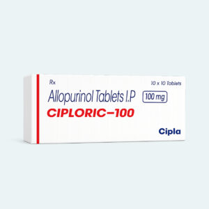 Ciploric Allopurinol 100 mg Tablet