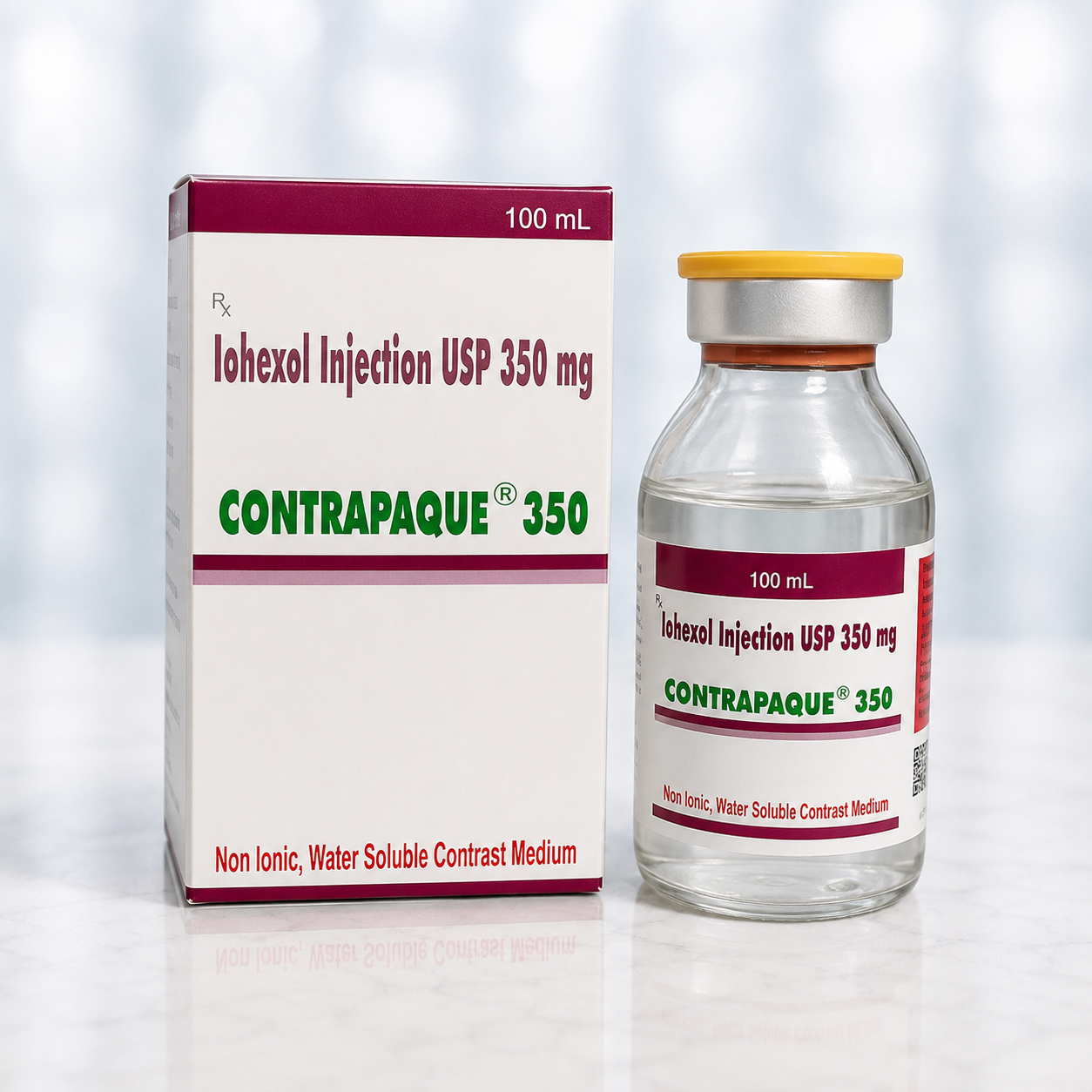 Contrapaque Iohexol 350mg Injection
