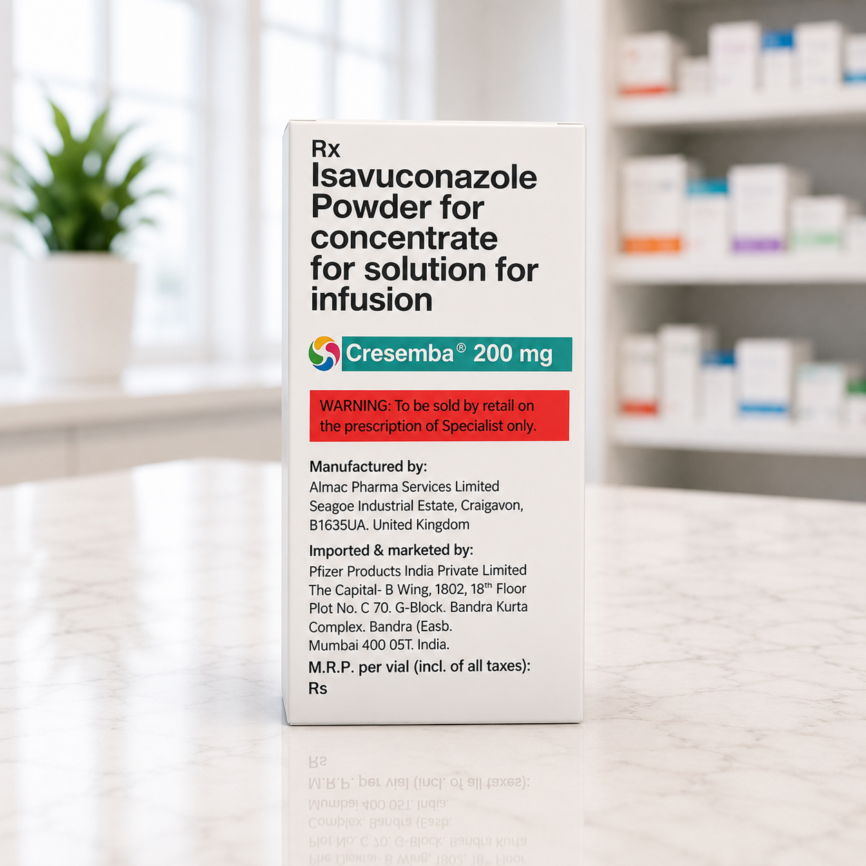 Cresemba 200mg Injection