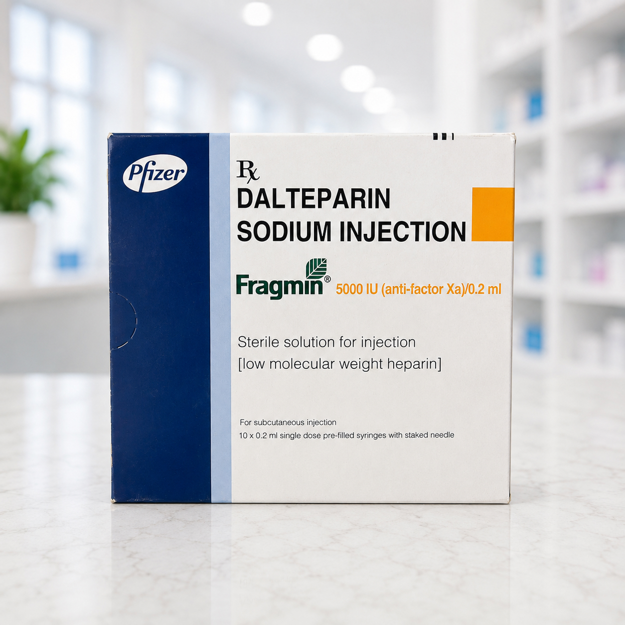 Dalteparin Sodium Injection (Fragmin 5000IU Injection)