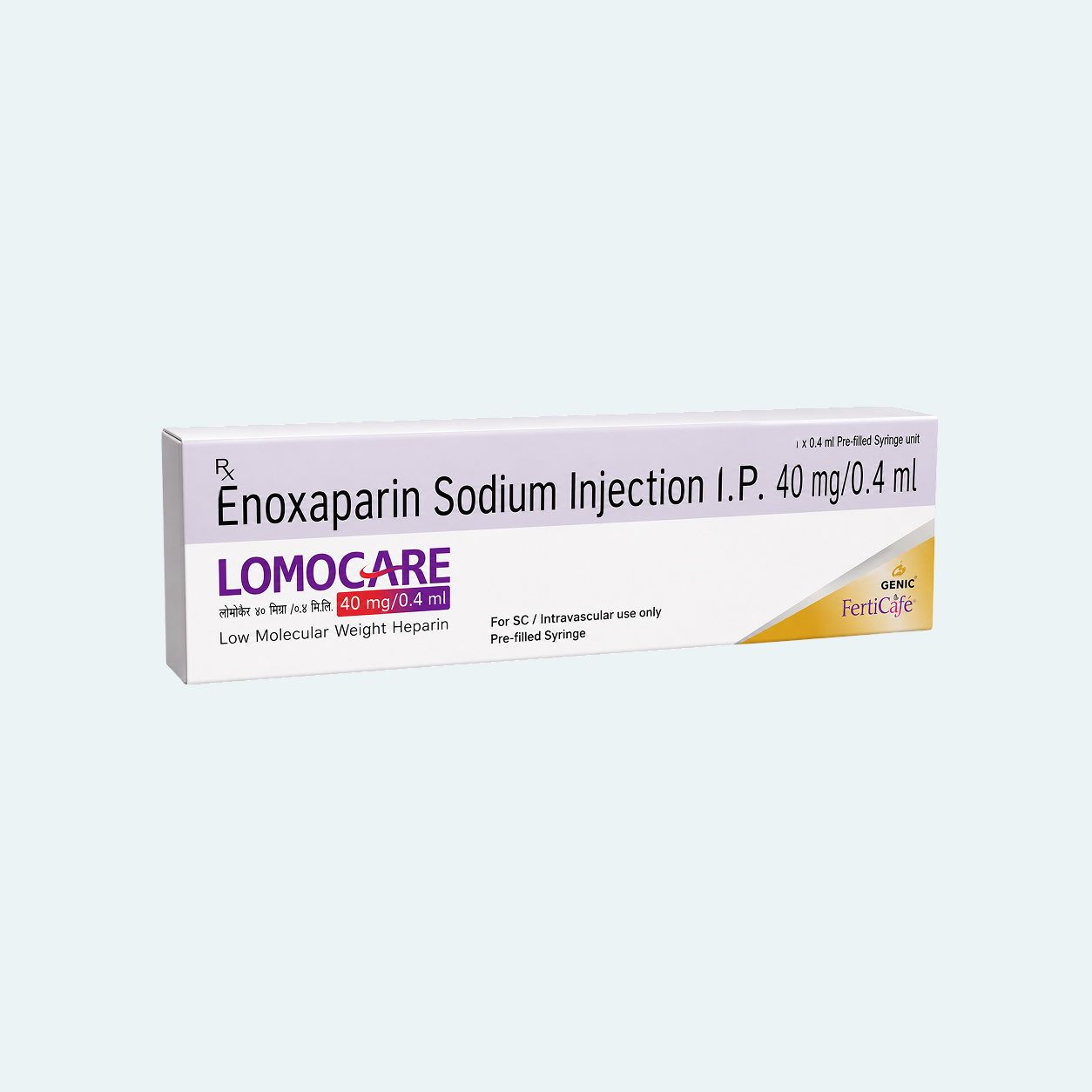 Enoxaparin Injection (Lomocare 40mg Injection)