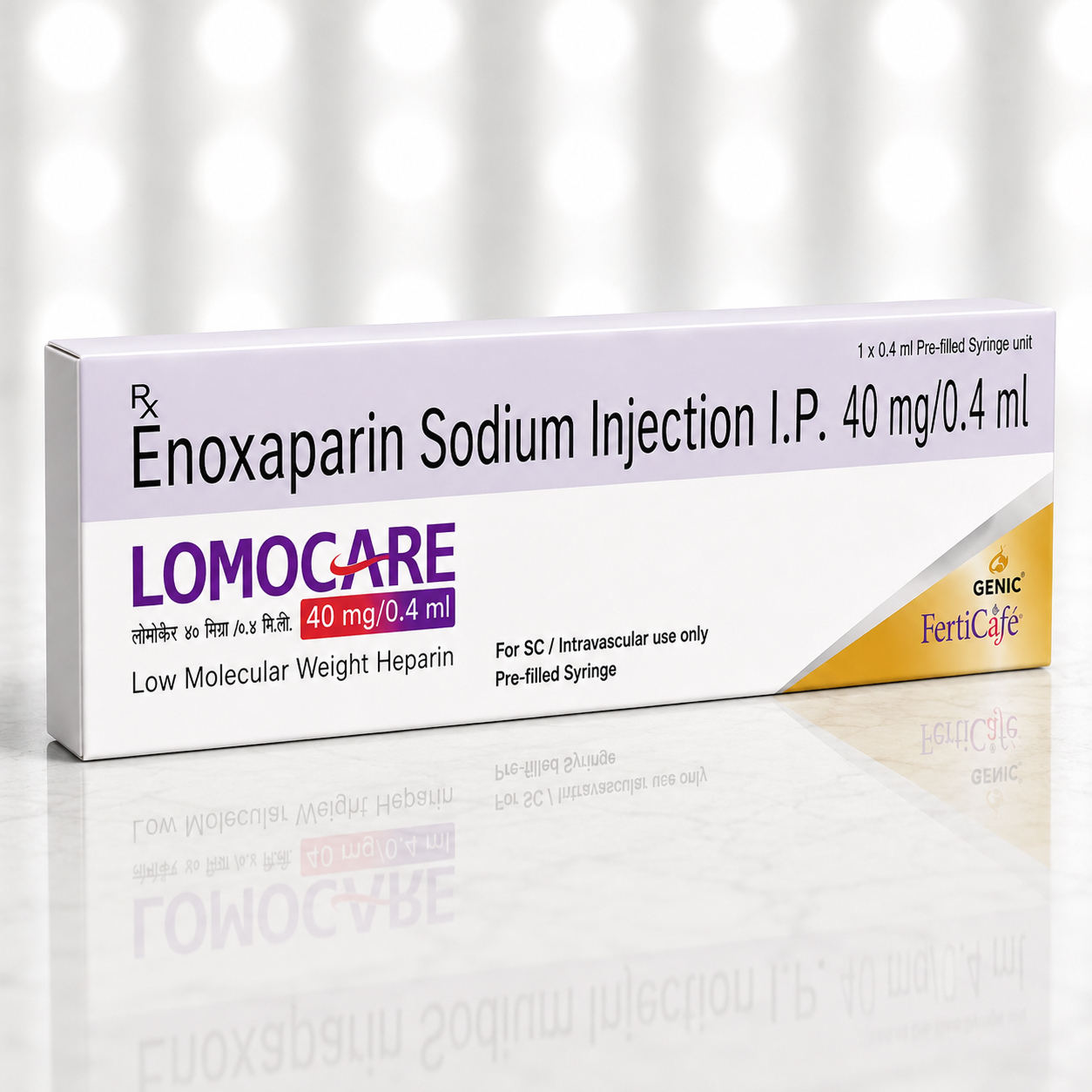 Enoxaparin Injection (Lomocare 40mg Injection)