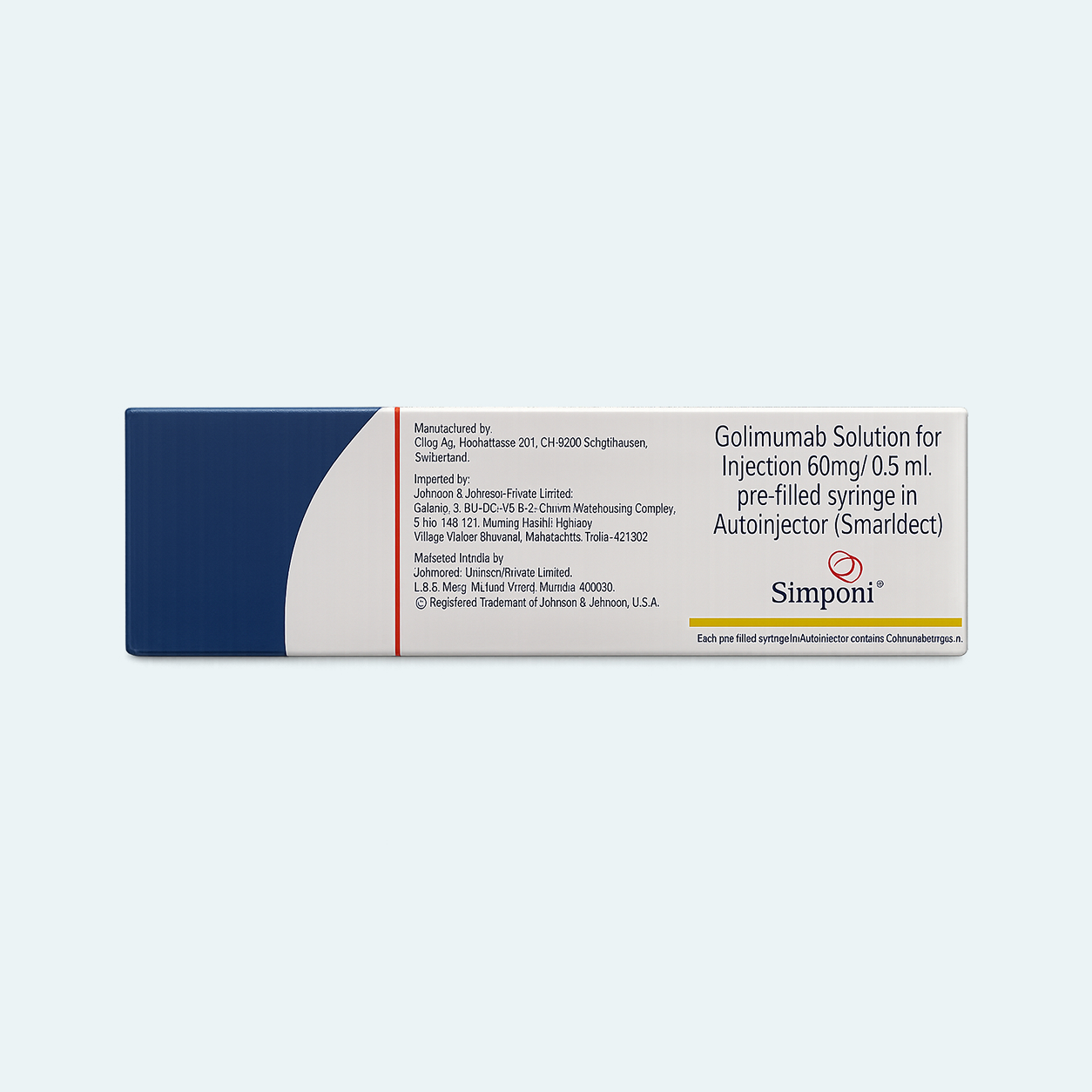 Golimumab Solution for Injection 50mg 0.5 mL ( Simponi )