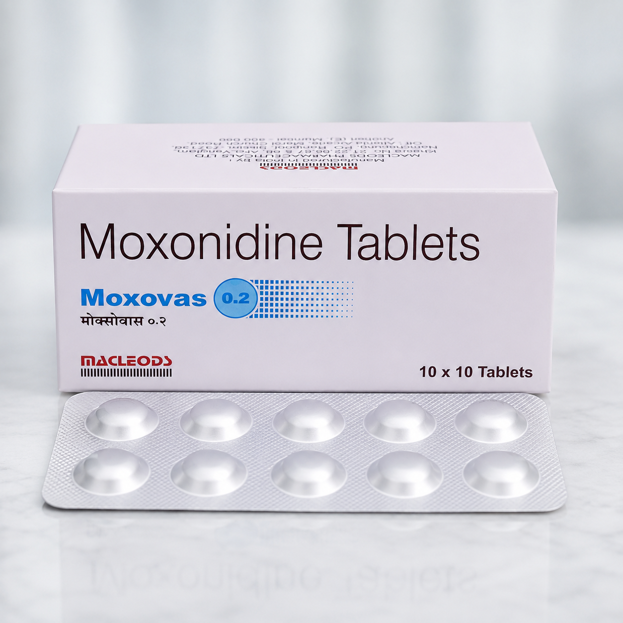 Moxonidine Tablet (Moxovas 0.2mg Tablet)