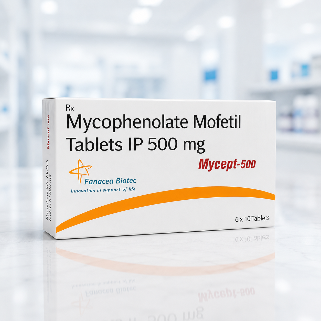 Mycophenolate Mofetil Tablets (Mycept 500mg Tablets)