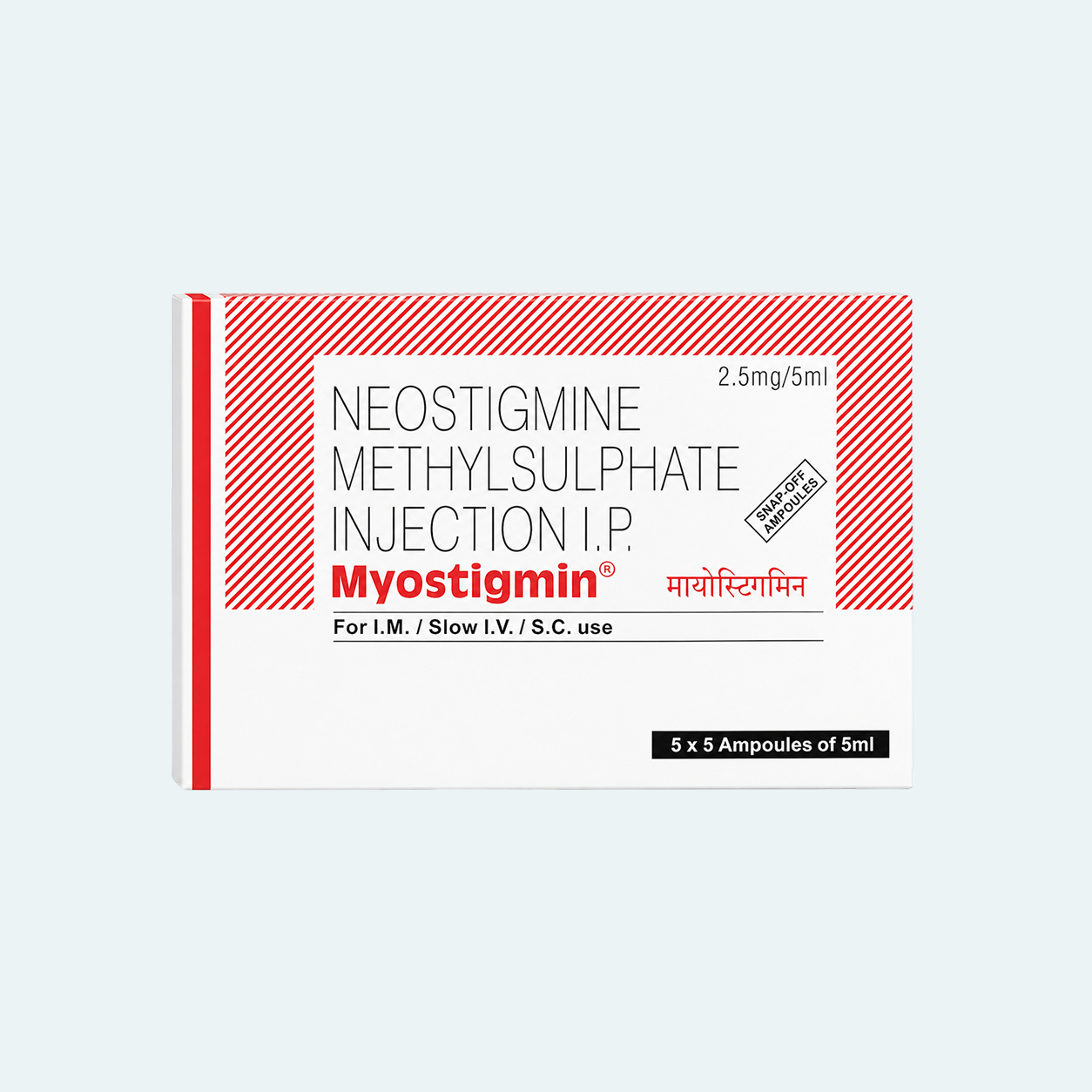 Neostigmine(Myostigmin 2.5mg Injection)