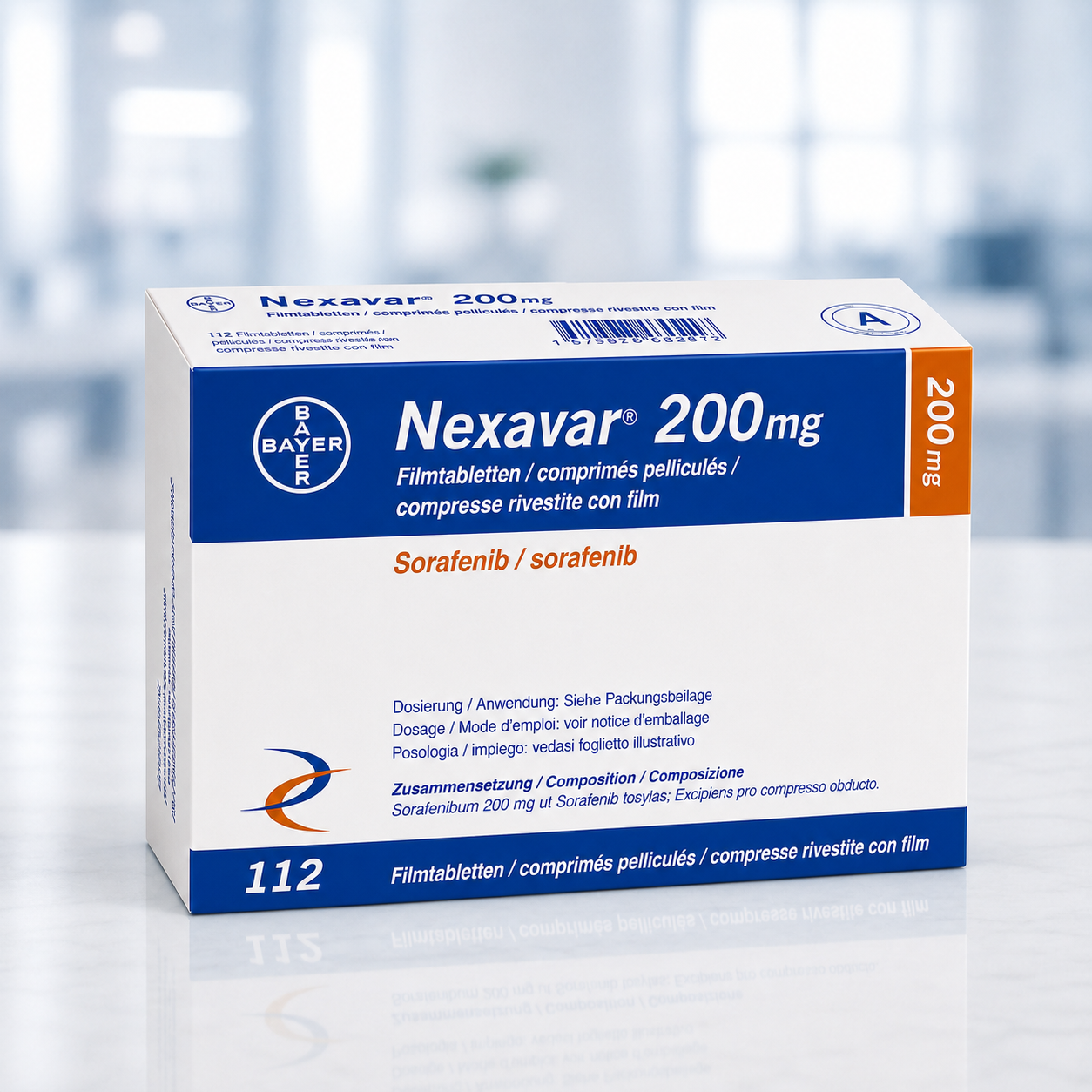 Nexavar Sorafenib 200mg Tablets