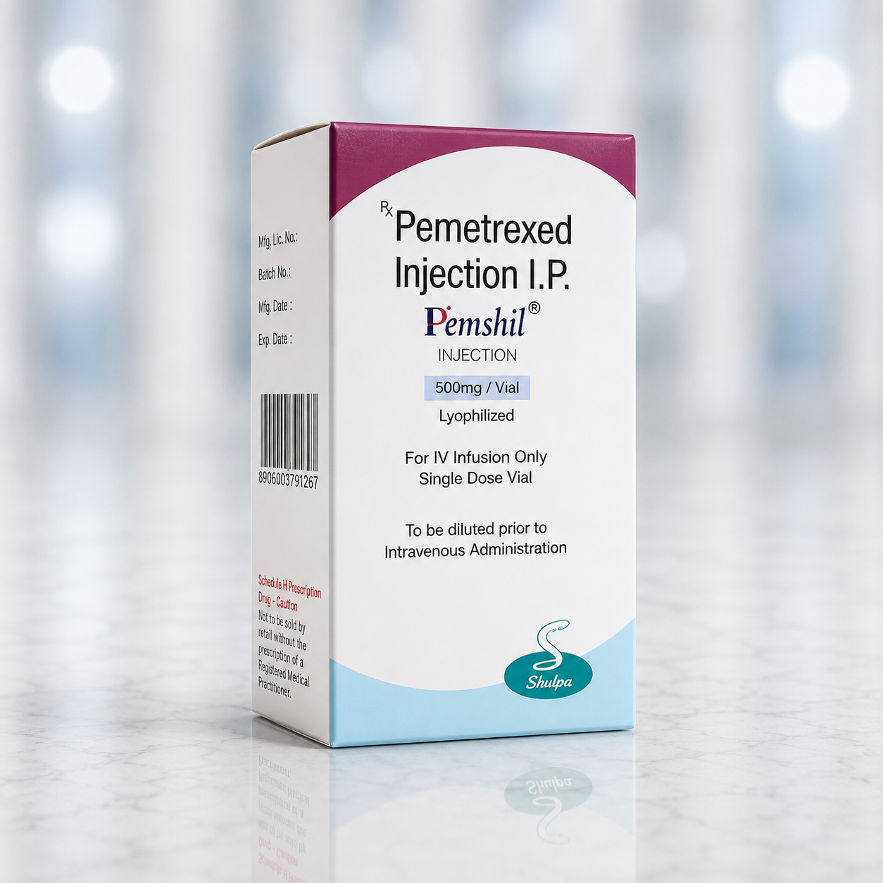 Pemetrexed (Pemshil 500mg Injection)