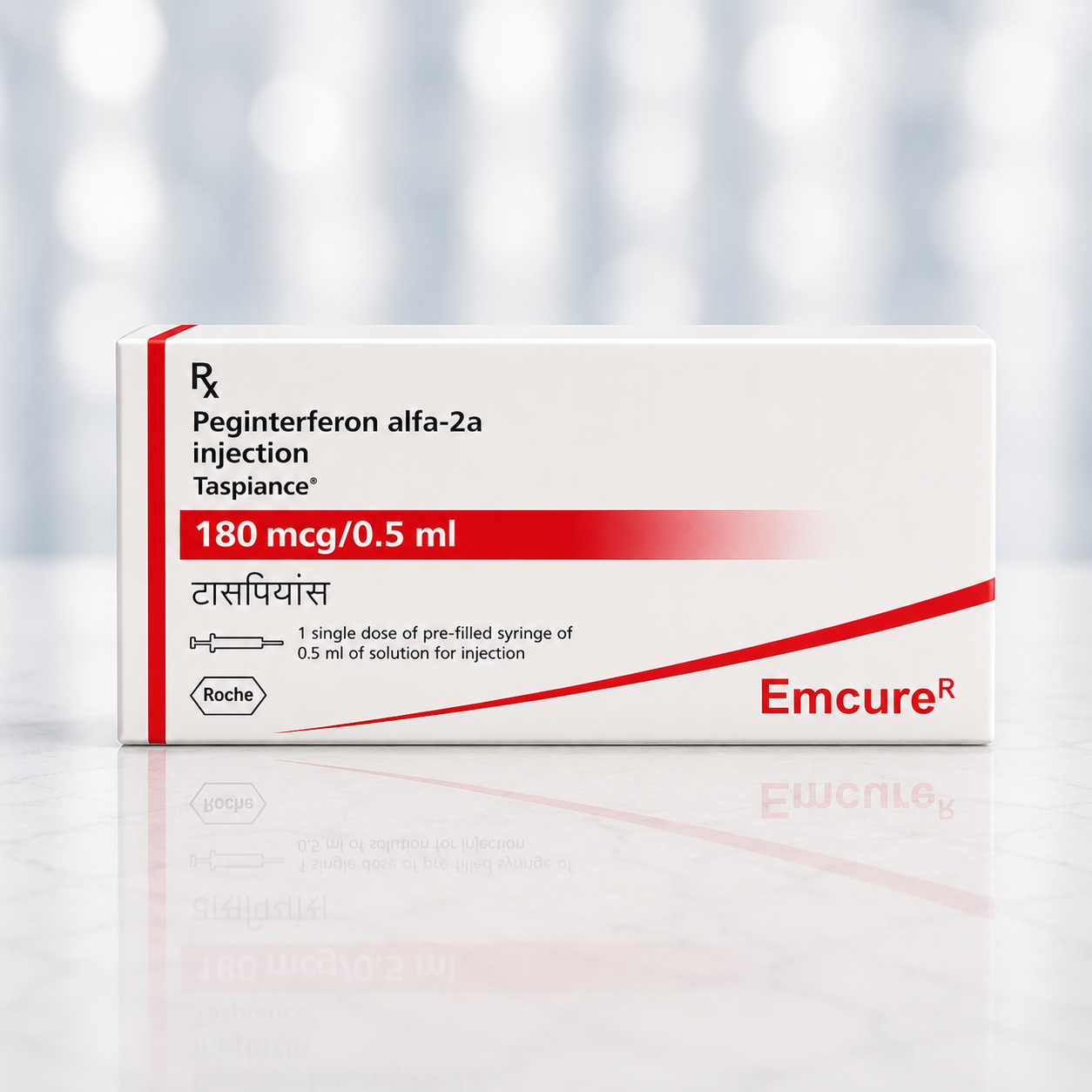 Taspiance 180 Mcg Injection(peginterferon Alfa-2a)