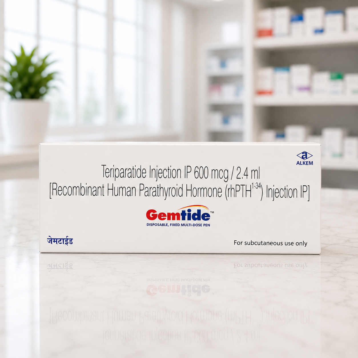 Teriparatide Gemtide 600mcg / 2.4ml injection