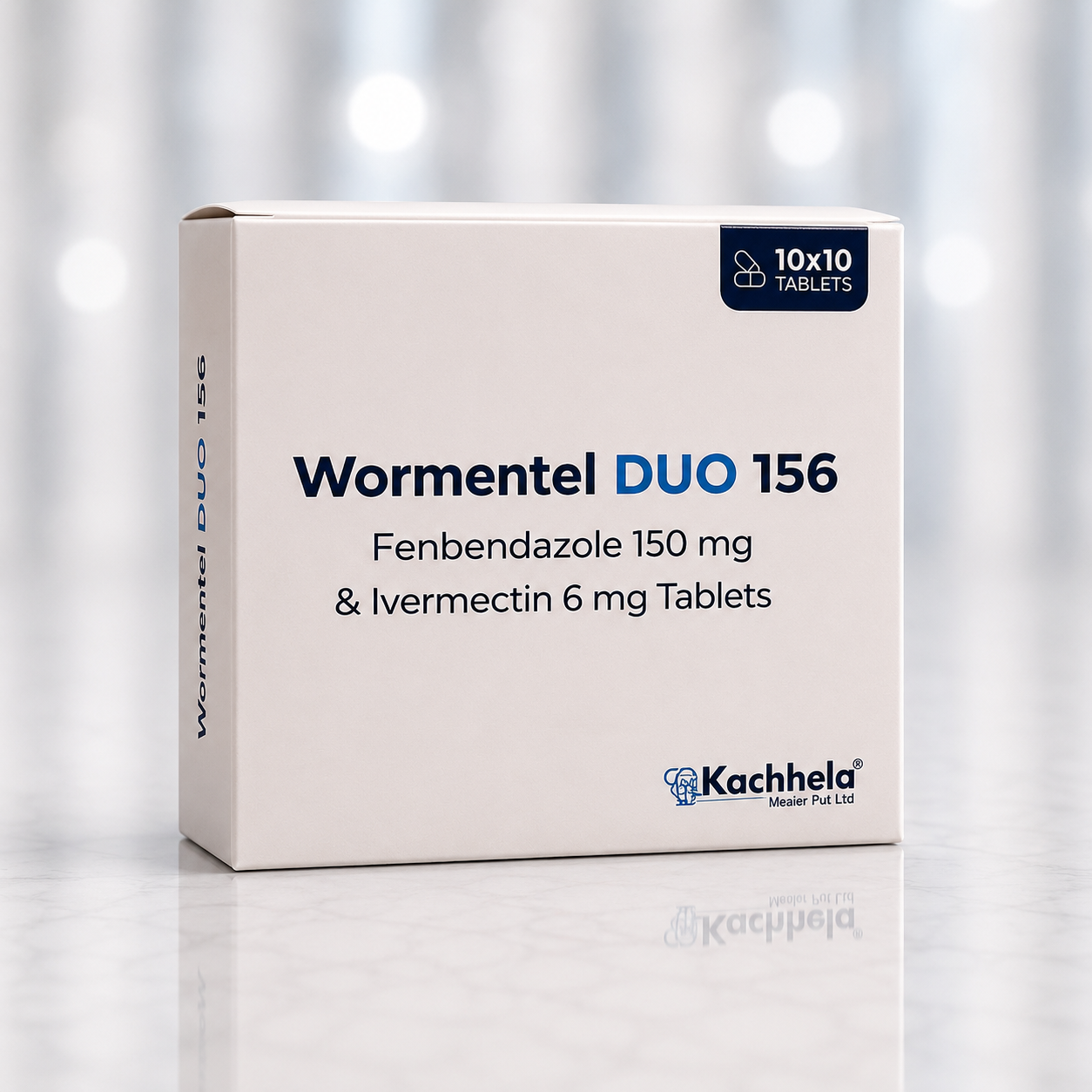 Wormentel Duo 156mg Tablets