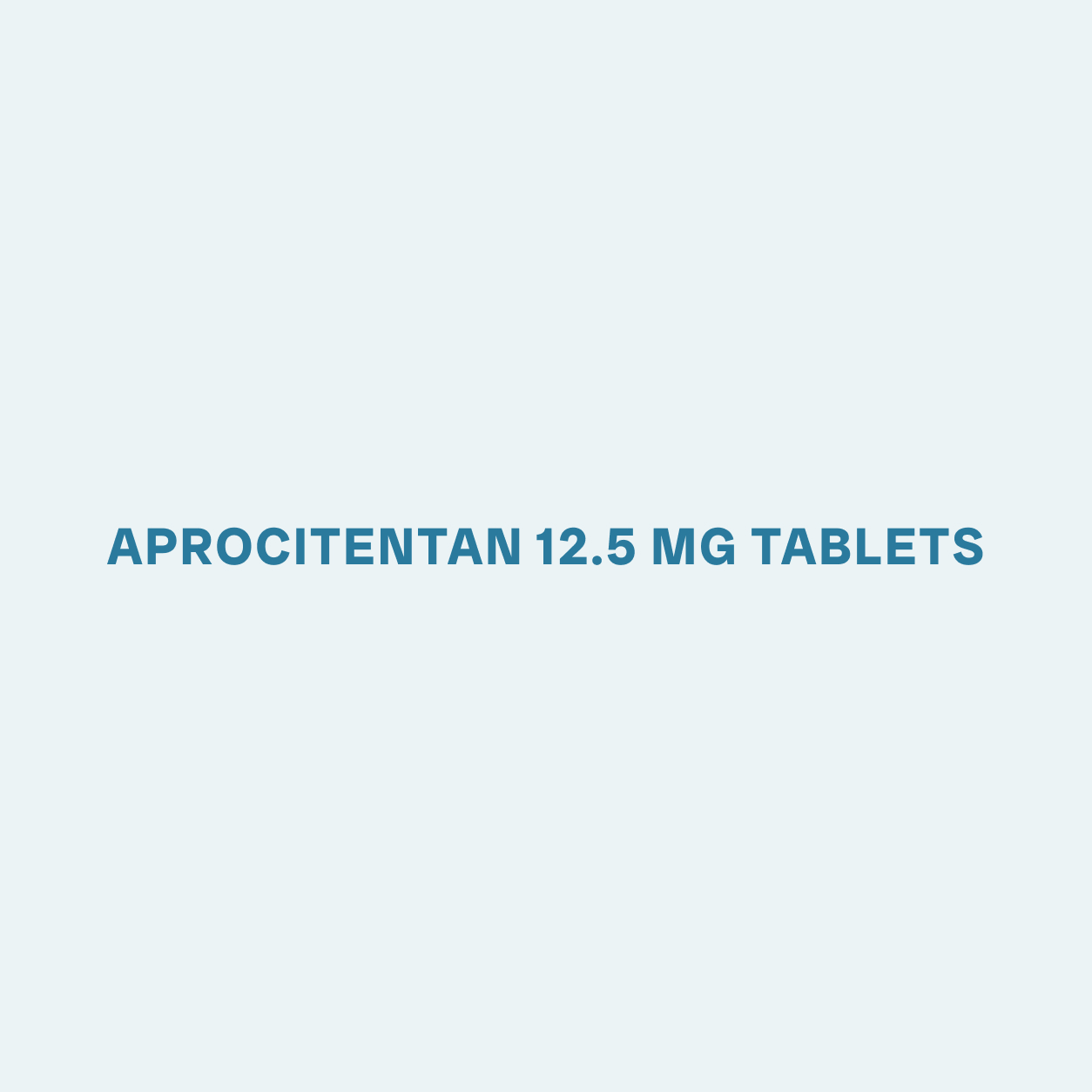 aprocitentan 12.5mg tablets