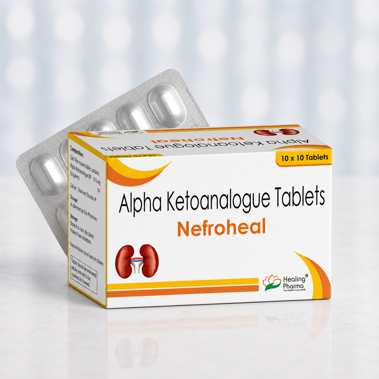 Alpha Ketoanalogue Tablets ( Nefroheal Tablet)