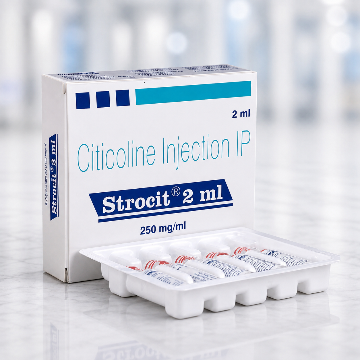 Citicoline Injection (Strocit 2 ml Injection)
