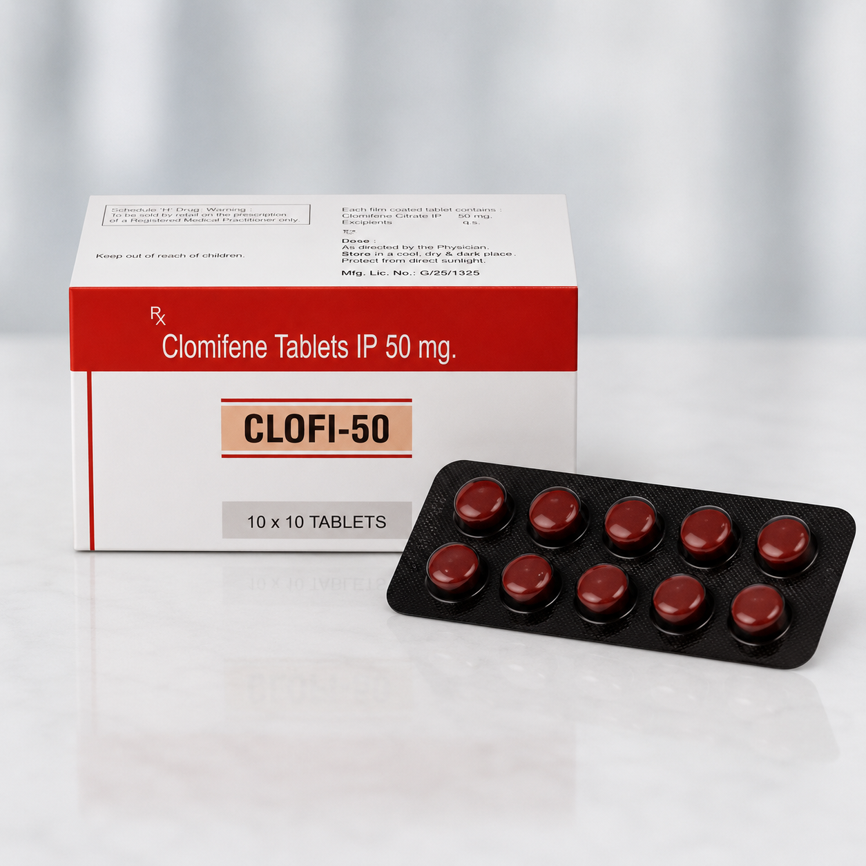 Clomifene Tablets (Clofi 50mg Tablets)