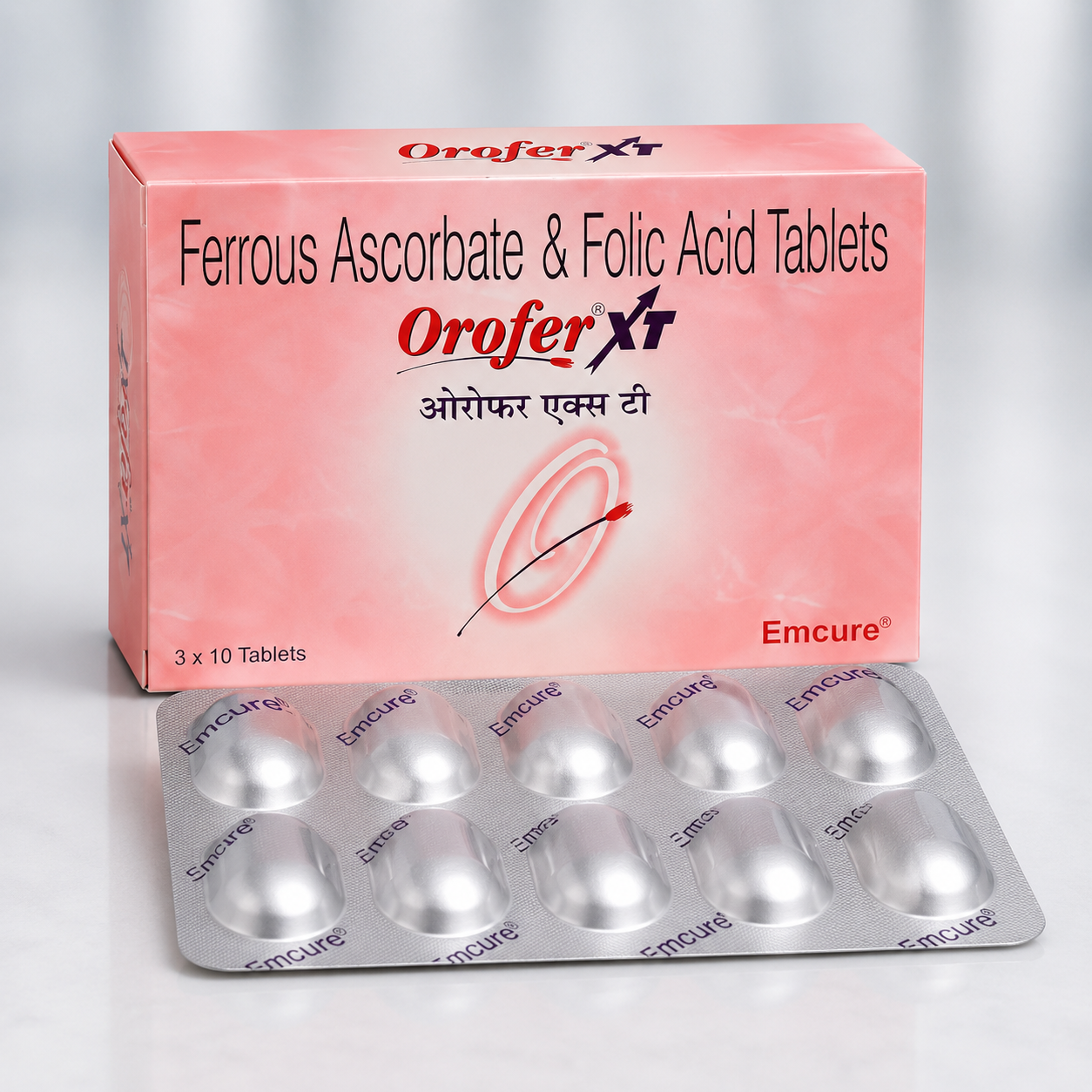 Ferrous Ascorbate & Folic Acid (orofer Xt Tablets)