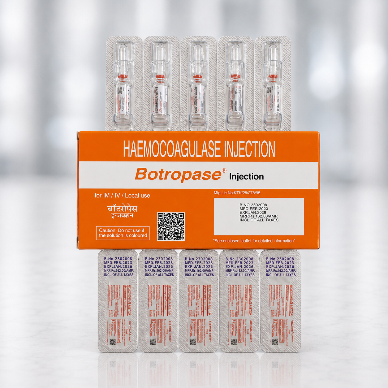 Hemocoagulase Injection (Botropase Injection)