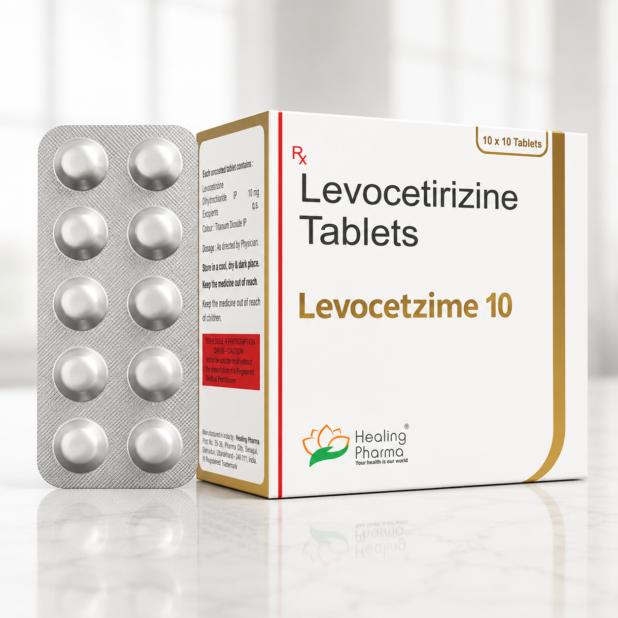 Levocetirizine Tablets (Levocetzime 10mg Tablets)