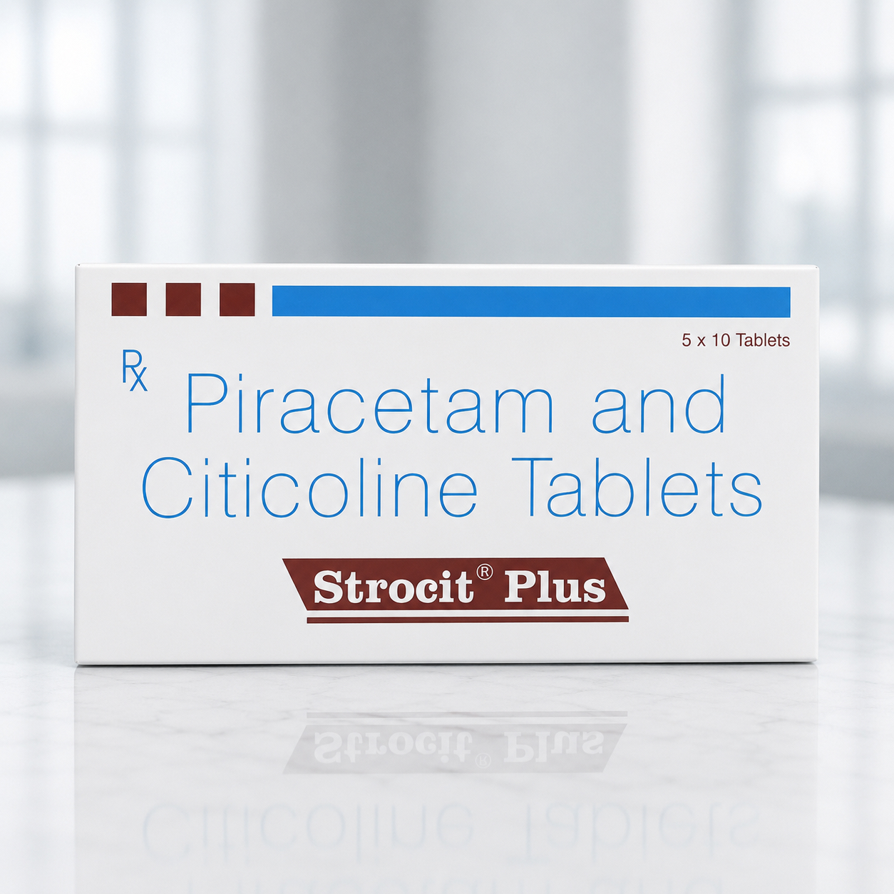 Piracetam And Citicoline (Strocit Plus Tablet)