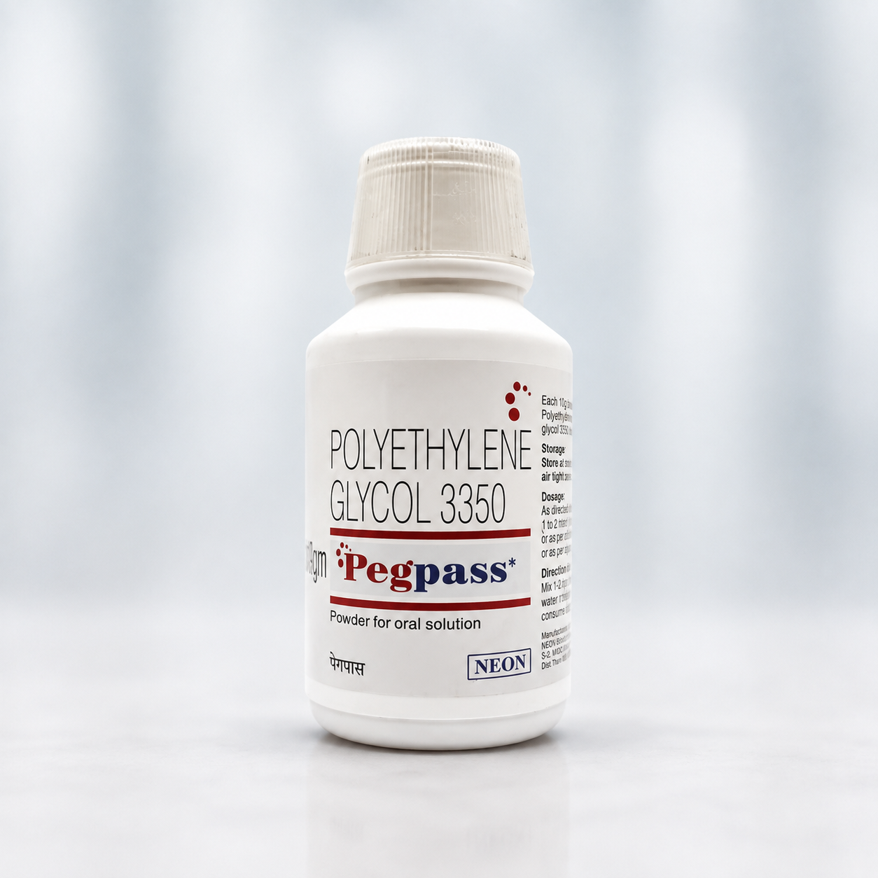 Polyethylene Glycol 3350 Oral Solution (Pegpass Powder For Oral Solution)