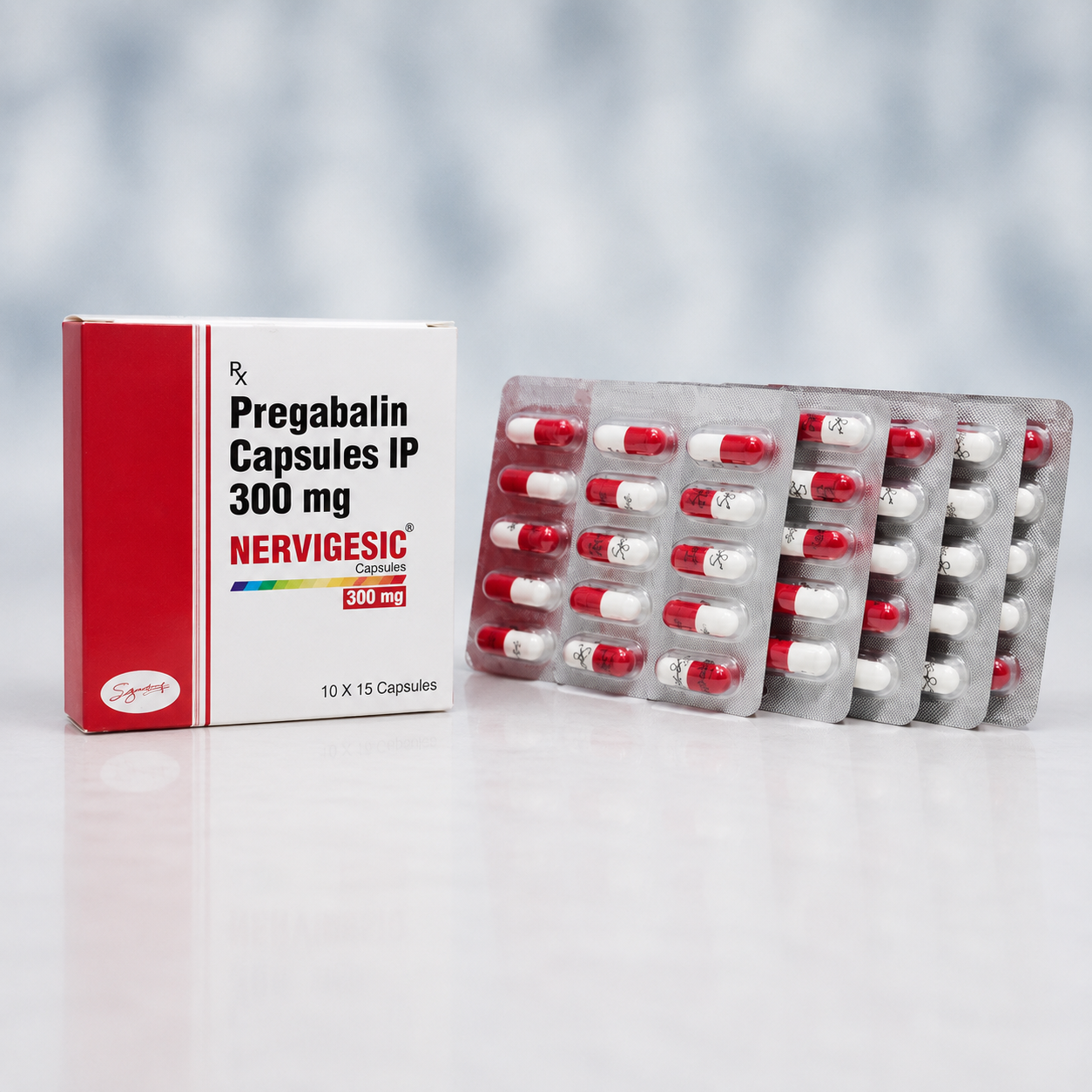 Pregabalin Capsules (Nervigesic 300mg Capsule)