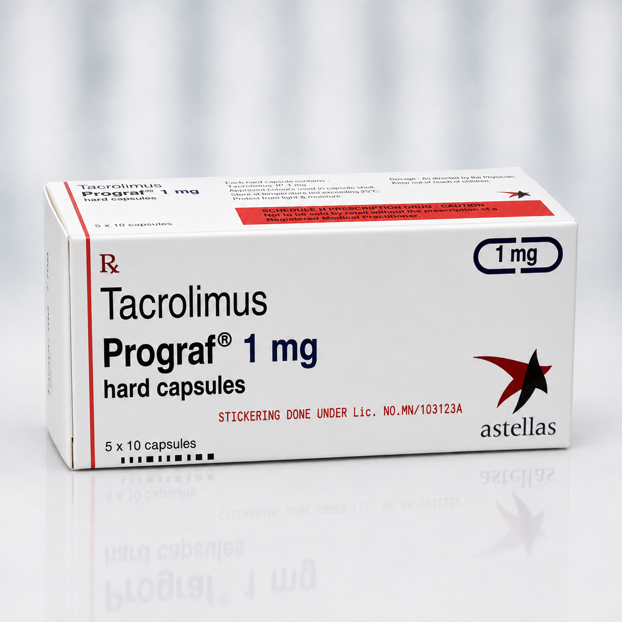 Prograf Tacrolimus 1 mg capsules