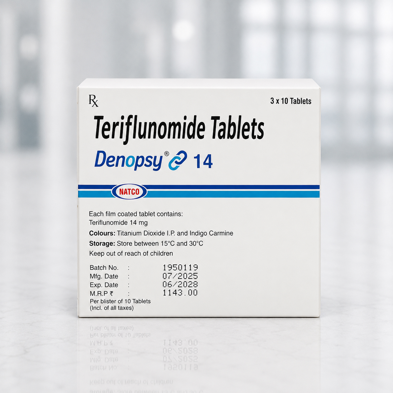 Teriflunomide Denopsy 14mg Tablets