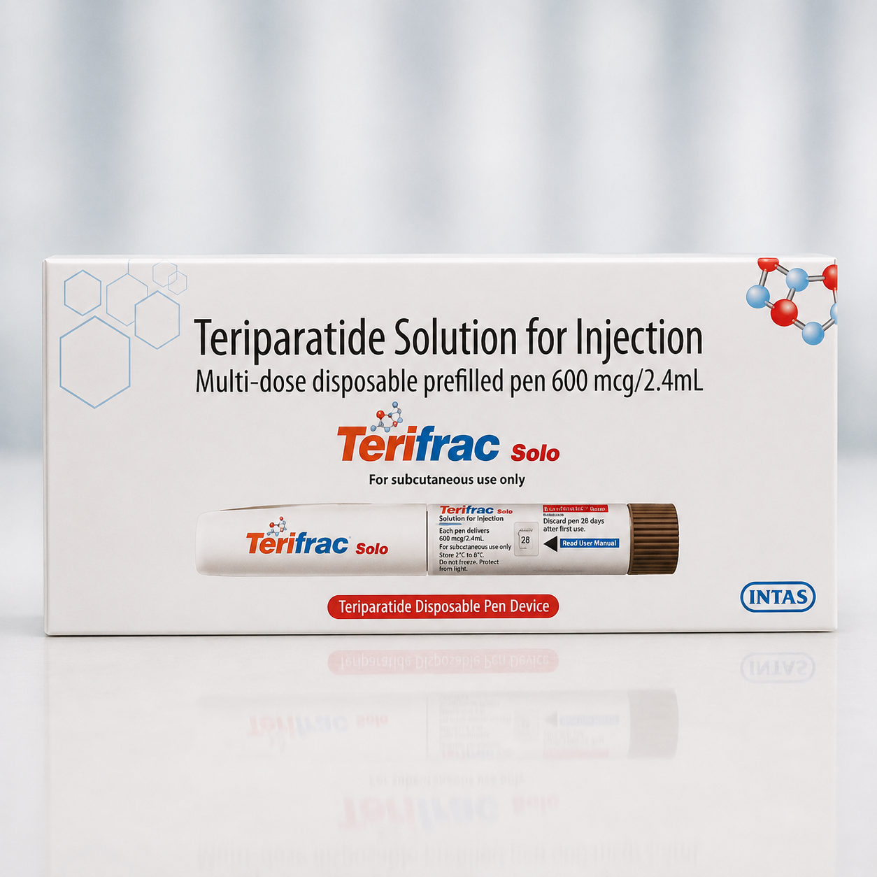 Terifrac Solo 600mcg Injection (Teriparatide)
