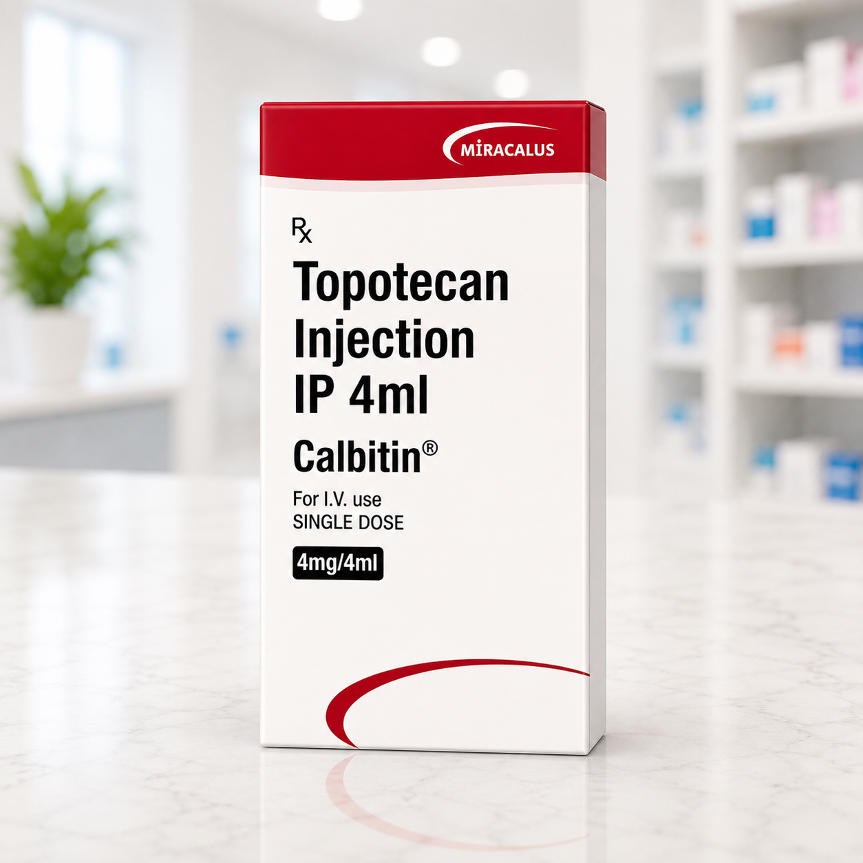 Tropotecan Injection (Calbitin 4mg Injection)