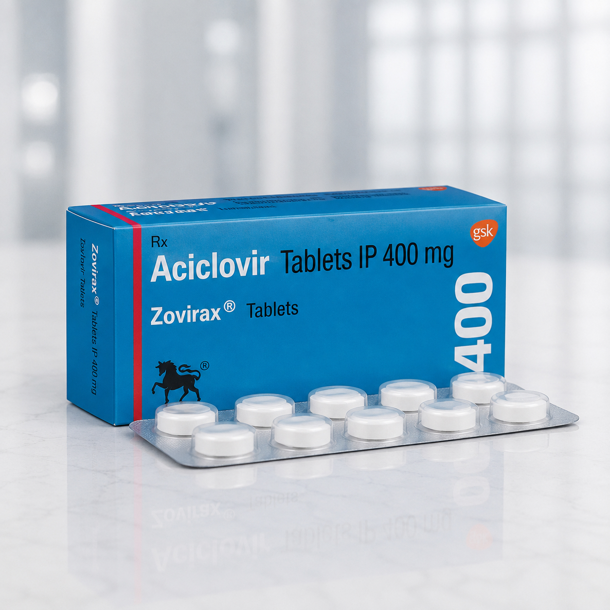 Zovirax 400mg Tablet